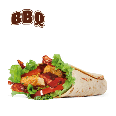 BBQ Crispy Chicken Wrap