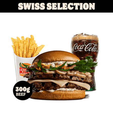 Mushroom Le Gruyère AOP Double Menu 