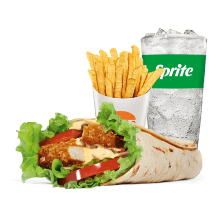 Menu Original Crispy Chicken Wrap 