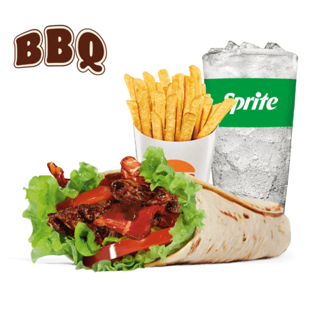 Menu Bbq Beef Wrap