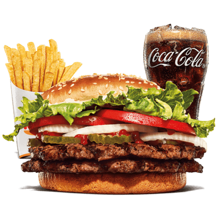 Menu Medium Veggie Double Whopper