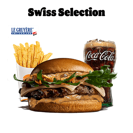 Mushroom Le Gruyère AOP Menu