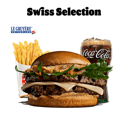 Mushroom Le Gruyère AOP Double Menu 