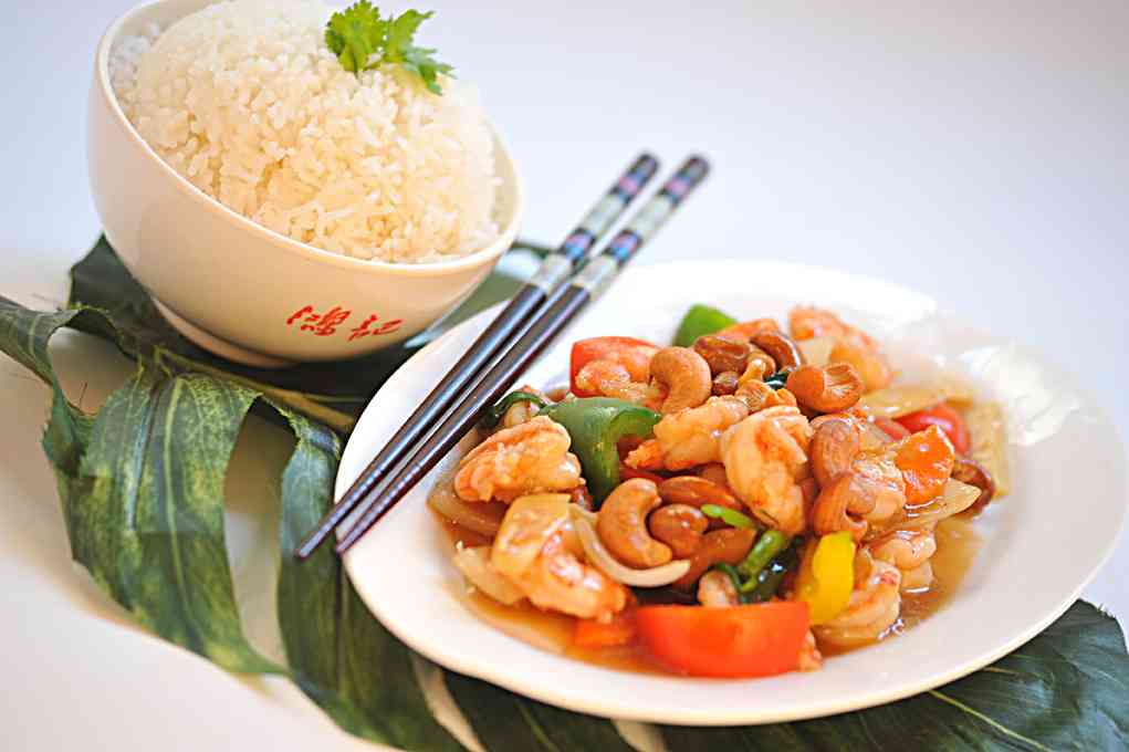 219.RIZ CREVETTES AUX NOIX CAJOU
