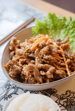 791.RIZ BOEUF CROUSTILLANT AU SESAME