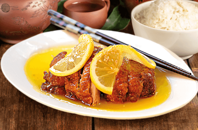 83.RIZ CANARD A LA SAUCE CITRON