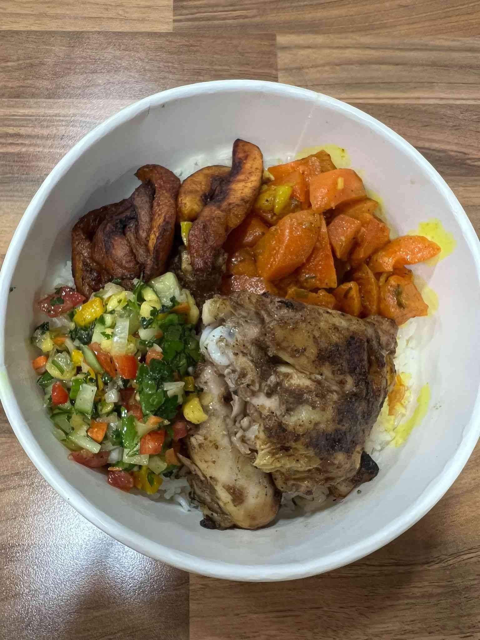 1/4 de poulet + Accompagnement