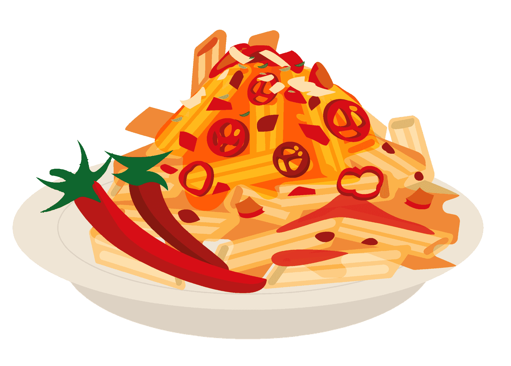 Penne tomate & basilic