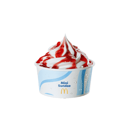 Mini Sundae Fraise