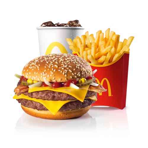 Double Cheeseburger Royal Bacon Menu