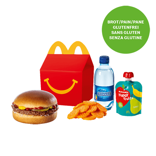 Happy Meal Hamburger avec pain sans gluten