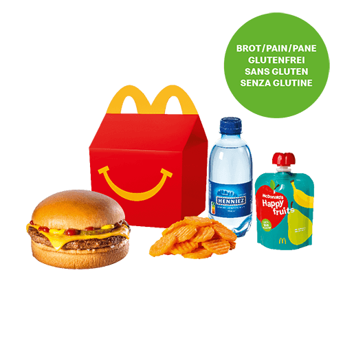 Happy Meal Cheeseburger avec pain sans gluten