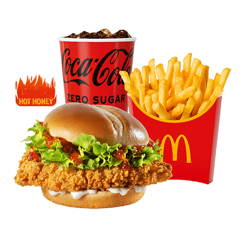 McCrispy Homestyle  Hot Honey Menu