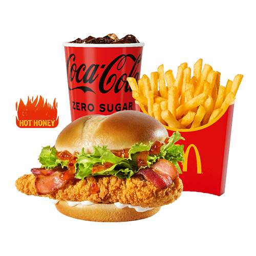 McCrispy Homestyle  Hot Honey Bacon Menu
