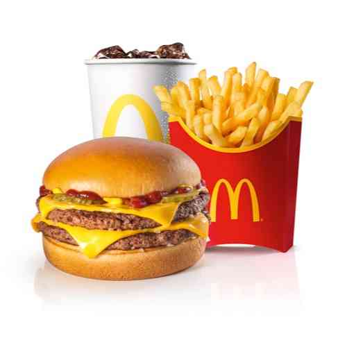 Double Cheeseburger Big Bang Menu