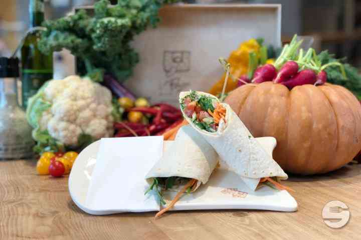 Wrap Houmous et Salade